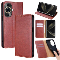 Bussiness Leather Wallet Case for Huawei Nova 11 9 8 7 6 5 4 3i 3 2 Pro Ultra SE Plus 11i Y91 5T Magnetic Case with Card Slots