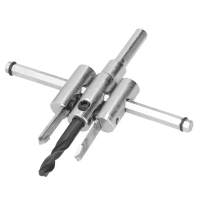 Witchcraft Tools2 Heavy Duty 1-9/16\ to 4-23/32\" Adjustable Hole Saw 40 to 120mm Adjustable Drill B