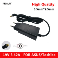 FTEWUM 19V 3.42A 5.5*2.5mm Laptop AC Charger DC Adapter For ASUS For Toshiba X550C x550v Y481C PA3917U-1AC PA3468E-1AC3 Power