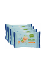 ทิชชู่เปียก Organic Extra Clean Face & Body Wipes 4 ชิ้น