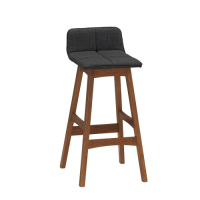 Boden-羅朗布面工業風吧台椅/高腳椅/單椅(高)-42x45.5x88.5cm