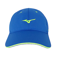 Mizuno Cap [J2TW100127P] 棒球帽 運動 路跑 遮陽 輕量 透氣 舒適 服貼 可調整 藍綠