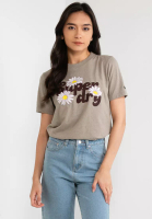 Superdry Vintage Floral Scripted T-Shirt - Original &amp; Vintage