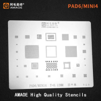 For ipad AIR 2 IPAD6 AIR2 MINI 4 CPU NAND POWER WIFI AUDIO USB IC CHIP BGA stencil BGA Reballing Stencil Tin Solder Template