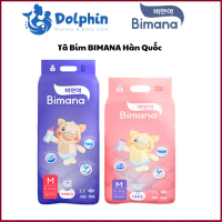 Tã & bô em bé [Không quà] 1 bịch tã bỉm Bimana Hàn Quốc đủ size