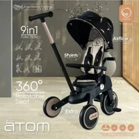 Babyelle Pole & Atom Tricycle Sepeda Anak Roda 3 Balance Bike Cabin Size Stroller Kereta Dorong Anak