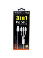 สายชาร์จ  3IN1 รุ่น DC 3IN1 NYLON S