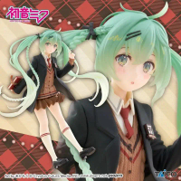 Judai Original TAITO Vocaloid Hatsune Miku แฟชั่น Preppy PVC Action Figure ของเล่น