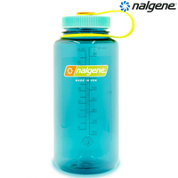 Nalgene 1000cc 寬嘴水壺/運動水瓶/寬口瓶 Tritan Sustain 美國製 2020-0432 蔚藍
