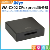 【199超取免運】[享樂攝影]【Wise WA-CX02 CFexpress讀卡機】支援CFexpress Type B記憶卡 USB3.2 Gen2 Type-C【全壘打★APP下單跨店最高20%點數回饋!!】