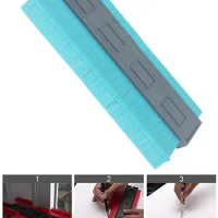 Plastic Contour Gauge 10 Inch Profile Gauge Measure Ruler Contour Duplicator for Precise Measurement Tiling Laminate Wood Markin