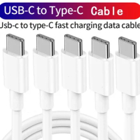 65W Super Fast Quick Charging Type c to Type c USb-C PD Cable 1M 2M For Samsung S20 S22 S21 Htc lg huawei xiaomi