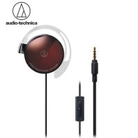 Original Audio-Technica ATH-EQ300IS Ear Hook Wired Earphone With Control With Bulit-in Micrphone Sport headset for MP3 MP4