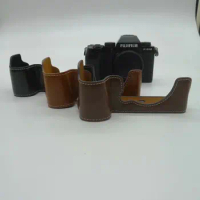 PU Leather Protect Camera Half case Bag for Fujifilm X-S10 camera