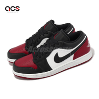 Nike Air Jordan 1 Low Bred Toe 黑 紅 低筒 男鞋 AJ1 553558-161