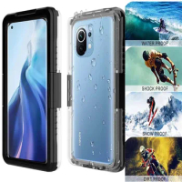 Waterproof Case for Oneplus 12 12R Ace 2 Pro 3 3V Full Coverage Swimming Dustproof Protective Phone Shell Shockproof Bumper