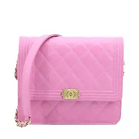 Chanel Woc Square Boy Pink Lamb I16686C
