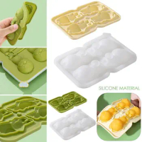 Silicone Bear Ice Molds Cute Bear Chocolate Molds 3D Bear Ice Cube Trays Mold Bear Shaped Mold for DIY Drink