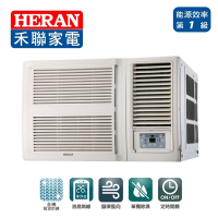 HERAN 禾聯 2-4坪 R32窗型一級能效變頻冷暖空調  HW-GL23H
