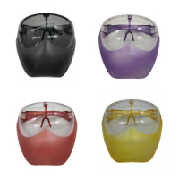 Adult Eye Shield Visor Wrap Shield Adult Sun Glasses Half Face Shield Guard Protector Face Mask Anti-spray Mask