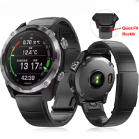 22/26mm Titanium Alloy Watchband For Garmin Fenix 7 7X 6 6X Pro 5 5X Plus 3HR 955 Smart Watch Quick Easyfit Wrist Strap Bracelet