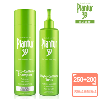 【Plantur39】植物與咖啡因洗髮露 細軟/染燙 250ml+植物與咖啡因頭髮液200ml
