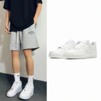 【NIKE 耐吉】Nike Air Force 1 07 經典 皮革 全白 AF1 運動鞋 休閒鞋 男鞋 CW2288-111