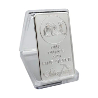 1OZ silver bar American explorer metal silver bar Gold Commemorative coin For collection Gift