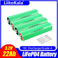4pcs LiitoKala 3.2V 22AH 10C battery lithium bateria for diy 12V lifepo4 e-bike e scooter wheel chair AGV car Golf carts