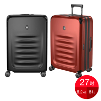 VICTORINOX 瑞士維氏 Spectra 3.0 27吋可擴展式中型行李箱(黑/紅色)