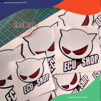 Sticker ECU Shop Cutting Timbul High Quality