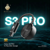 Hidizs S3 PRO Ultra Portable Hi-Res DAC Dongle USB C Type-C to 3.5mm amplfier support microphone for phones / PC