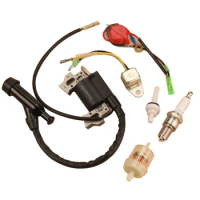 Lawn Mower Parts Ignition Coil Spark Plug Magneto Switch Fuel Filter For Honda GX200 GX120 GX110 GX140 GX160 5.5HP 6.5HP Parts