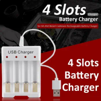 4 Slots Smart Battery Charger Nickel Hydrogen AA AAA Independent Battery Charger
