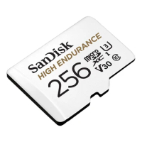 SanDisk 100% High Endurance Video Monitoring 32GB 64GB 128GB 256GB MicroSD Card SDHC/SDXC Class10 TF Card for Video Monitoring