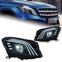 AKD Car Styling Head Lamp for Benz GLA Headlights 2015-2019 GLA200 GLA180 LED Headlight LED DRL Auto Accessories