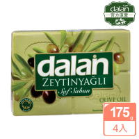 即期品【土耳其dalan】頂級橄欖油浴皂(175gX4入/效期2028.06)