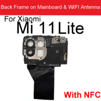 For Xiaomi 11 Lite Mi 11 Lite 4G 5G NFC Wifi Antenna Signal Motherboard Cover Module with NFC Replacement Parts