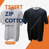 Tshirt Zip Cotton Umrah Haji Best Quality S To 6XL