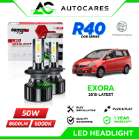 PROTON EXORA LED Headlight Car R40 R70 55W SHUTTLE LAB LED Lampu Depan Kereta 6000K H4/H1