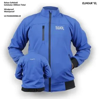 Jaket Motor Pria Softshell Windproof Driver Series Ultramarinblue L