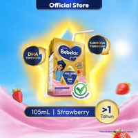 [BARU] Bebelac Susu Formula Cair Rasa Strawberry 105ml