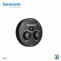 【Saramonic 楓笛】AX1 迷你型雙聲道混音器(勝興公司貨)