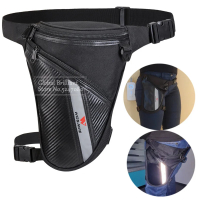 Motorcycle Leg Bag Waterproof Waist Drop Thigh Hip Bum Belt Fanny Bike Rider Trave Outdoor Sacoche M