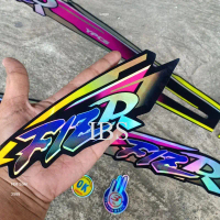 STRIPING VARIASI FIZR 1997 1998 HITAM FIZ R HOLOGRAM