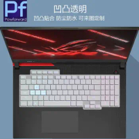 Laptop Keyboard Cover skin for ASUS ROG Strix Scar 17 G733ZX G733ZM G733 PZ PY Scar 17 SE G733CX Strix G17 G713 G713QE G713RC