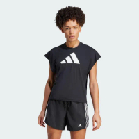 【adidas 愛迪達】上衣 女款 短袖上衣 運動 亞規 黑 HY9258