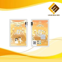 LOGAM MULIA MICRO GOLD EMASKU 0.1GRAM HAPPY WEDDING SERIES