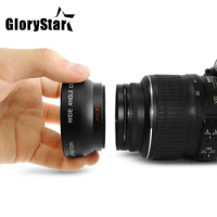 GloryStar 58MM 0.45x Wide Angle Lens + Macro Lens for Canon EOS 350D/ 400D/ 450D/ 500D/ 1000D/ 550D/ 600D/ 1100D Nikon