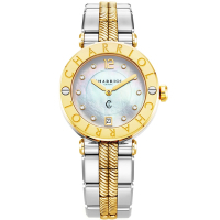 CHARRIOL 夏利豪 St-Tropez 珍珠貝面鑽石女錶 手錶 送禮推薦-36mm CR36SY921003